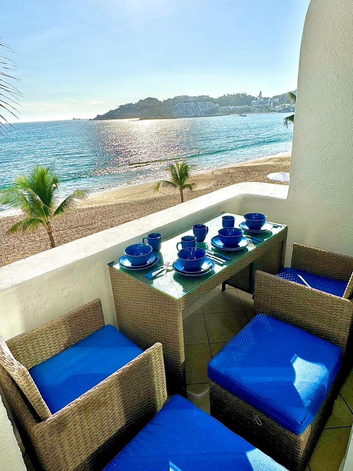 Espectacular Apto A Pie De Playa Con Vista Al Mar Manzanillo Buitenkant foto